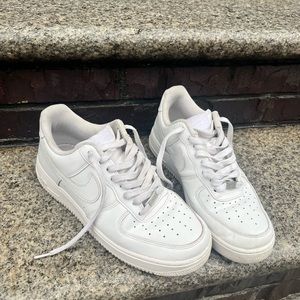 Air Force ones, scuffs that I already whitened and cleaned and barely worn